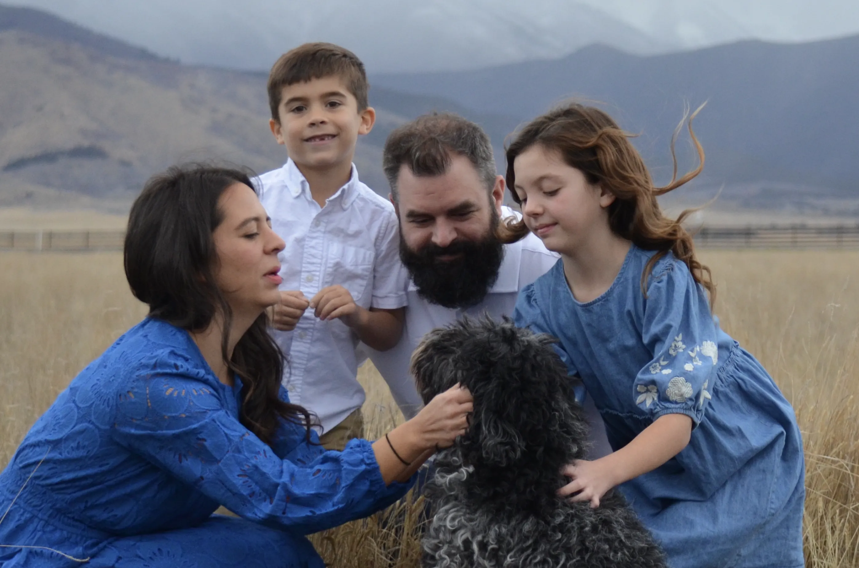 Brooks with his family